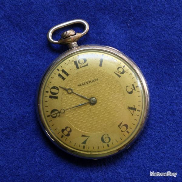 Montre gousset de la c�l�bre marque am�ricaine Waltham