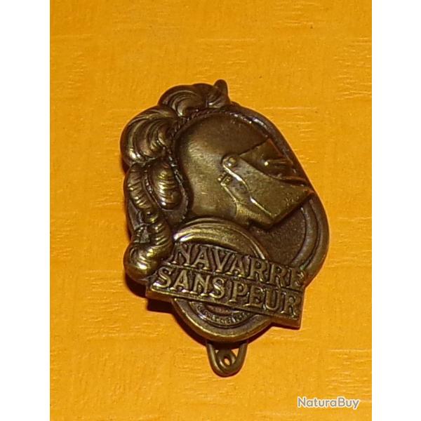 5� R.I, NAVARRE SANS PEUR, L Bazor, guilloch�, Drago en bas , heaume empanach� de Henri IV au-dessus