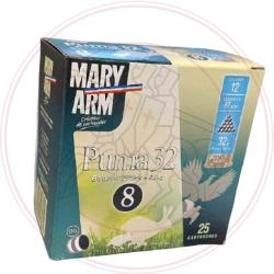 Cartouches MARY ARM PUMA 32 - Cal 12/67 - 32gr - N&deg;8 - BG - X25