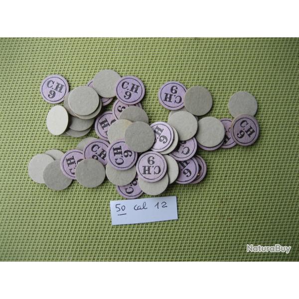 50 Cartons num�rot�s cal 12 chevrotines 9 grains ou neutres