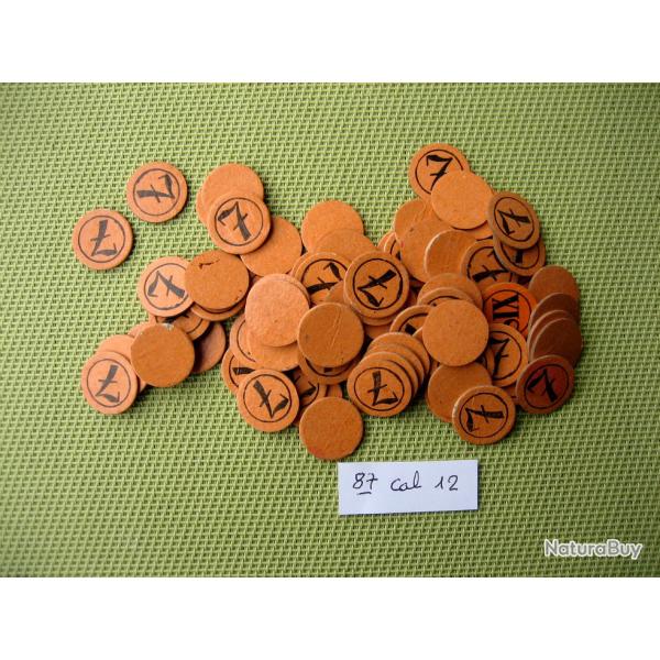 87 cartons num�rot�s cal 12 No 7 ou neutre