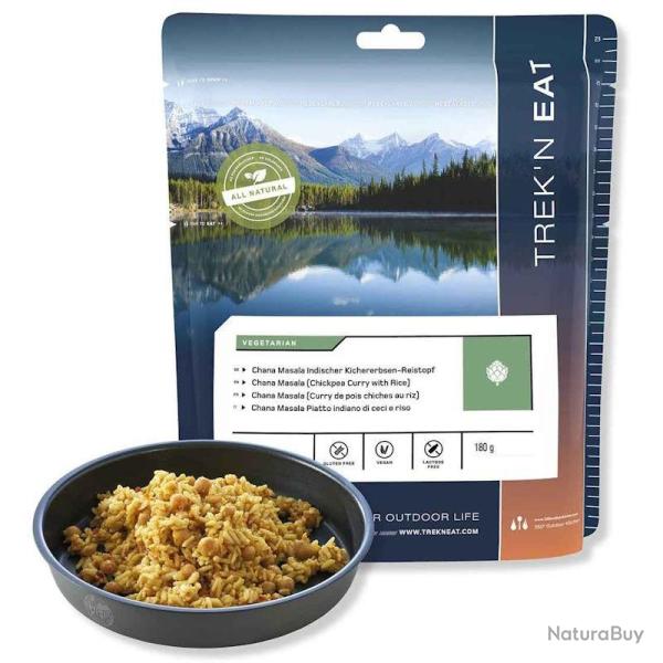Repas lyophilis� Trek'n Eat Chana Masala Curry de pois chiches et riz