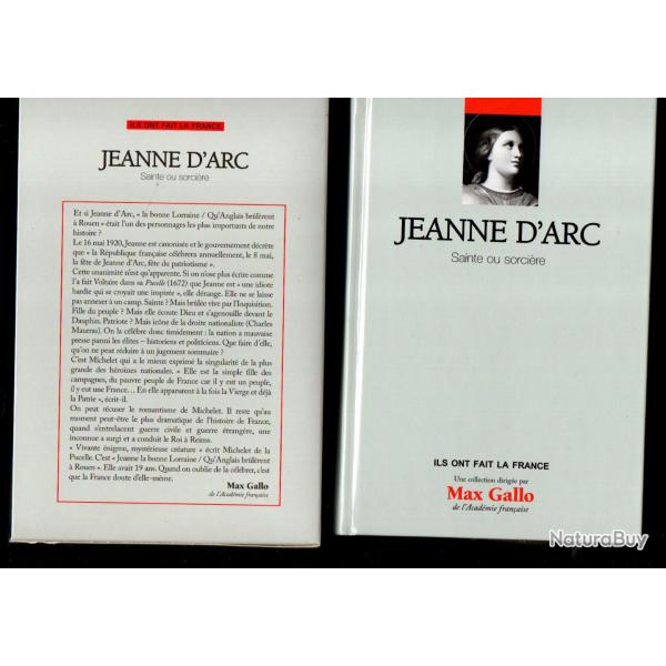 jeanne d'arc sainte ou sorci�re de laurent hablot collection ils ont fait la france sous emboitage