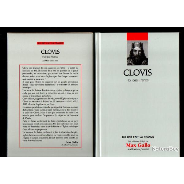 clovis roi des francs marie-c�line isaia collection ils ont fait la france sous emboitage