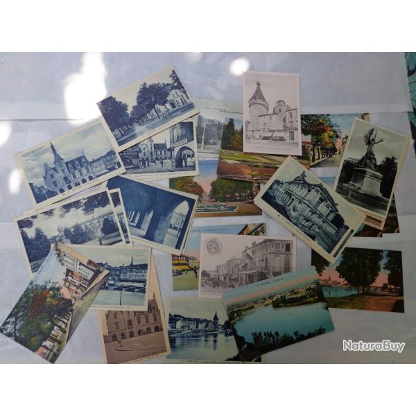 LOT DE SOIXANTE (60) CARTES ANCIENNES DE LIBOURNE COULEURS ET N&B - Z17