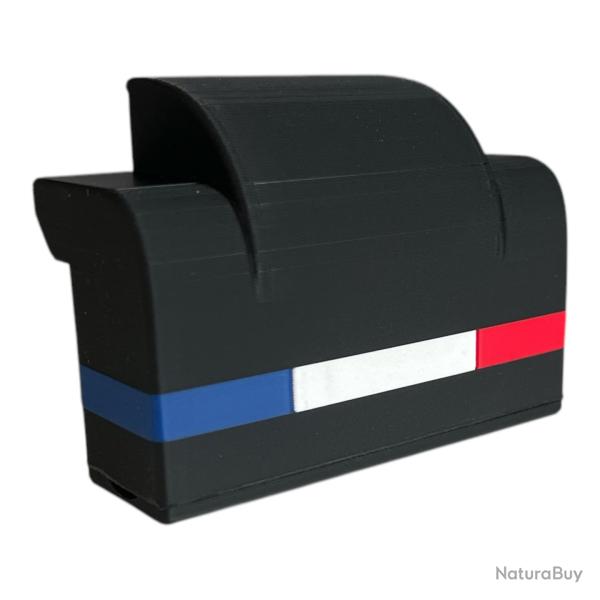 R�cup�rateur de douilles CZ 455 / 457 22Lr Bleu blanc rouge