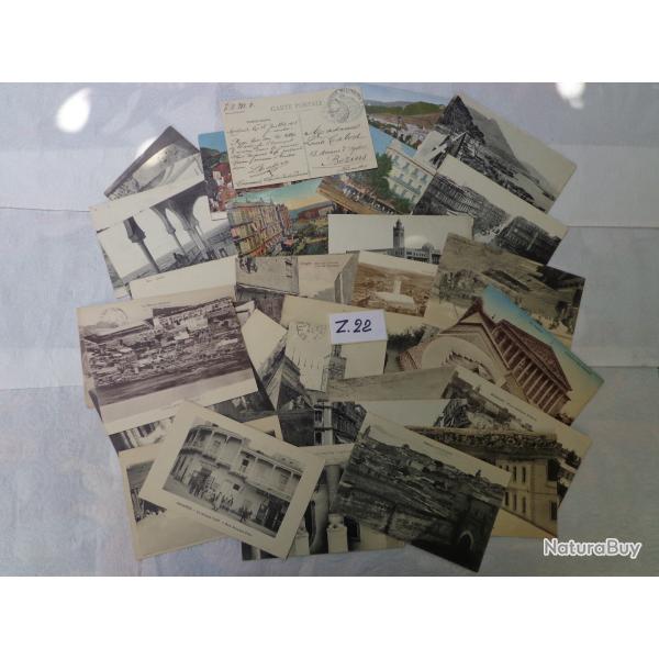 LOT DE QUARANTE CINQ CARTES ANCIENNES DU MAROC INTENDANCE MILITAIRE DE 1916 � 1917 - Z22