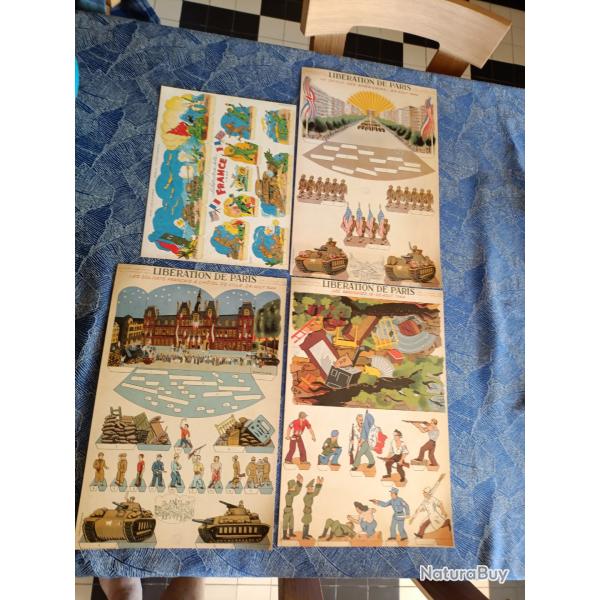 Lot diorama lib�ration ville de paris n2