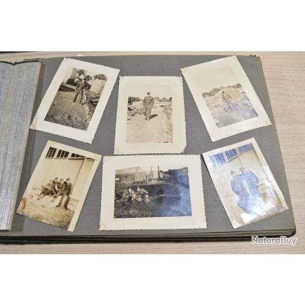 Album Photos Militaire Guerre Alg�rie Negrine 1960 France TAP Aviation Jeep Soldat (24)