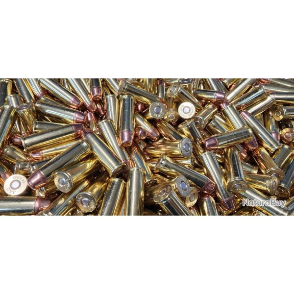 Boites de 500 munitions  44MAG  fmj rn 14.9g 230 grs