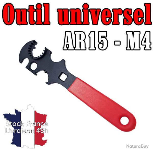 Outil universel AR15 multi fonction avec poign�e caoutchouc - Envoi rapide depuis la France