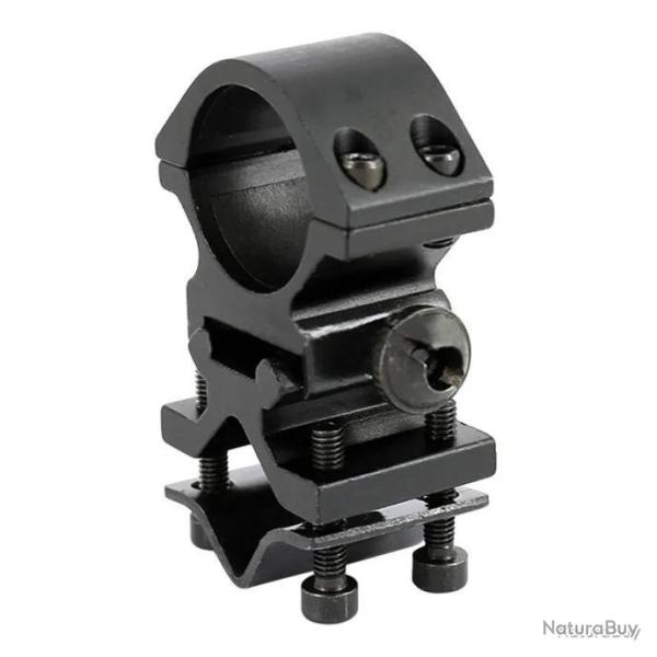 Fixation pour lampe tactique sur canon ou rail picatinny - LIVRAISON GRATUITE