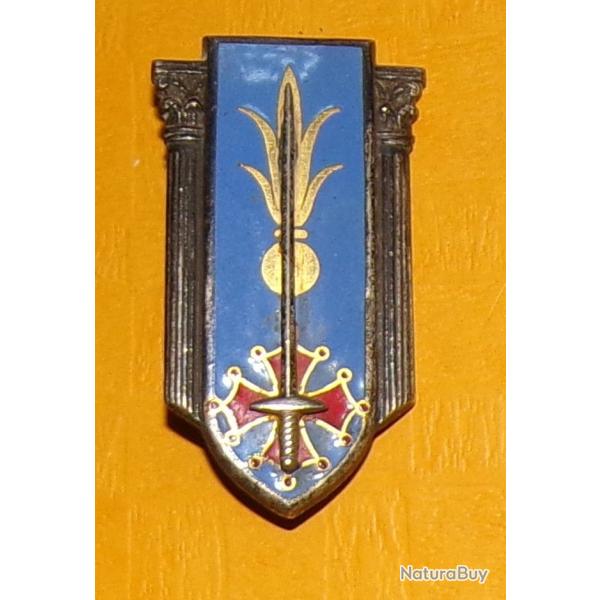 Ecole Militaire d'Infanterie, MONTPELLIER, �mail, dos guilloch� , FABRICANT DRAGO PARIS   ,  HOMOLOG