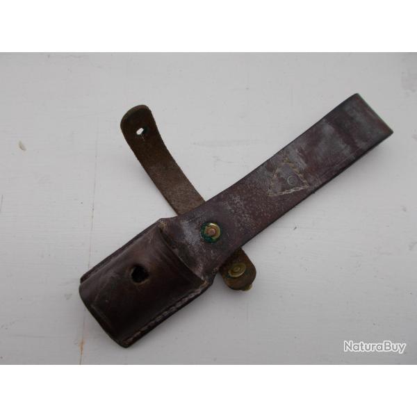 Gousset Cuir pour baionnette Yougoslave 100% d'origine ww2