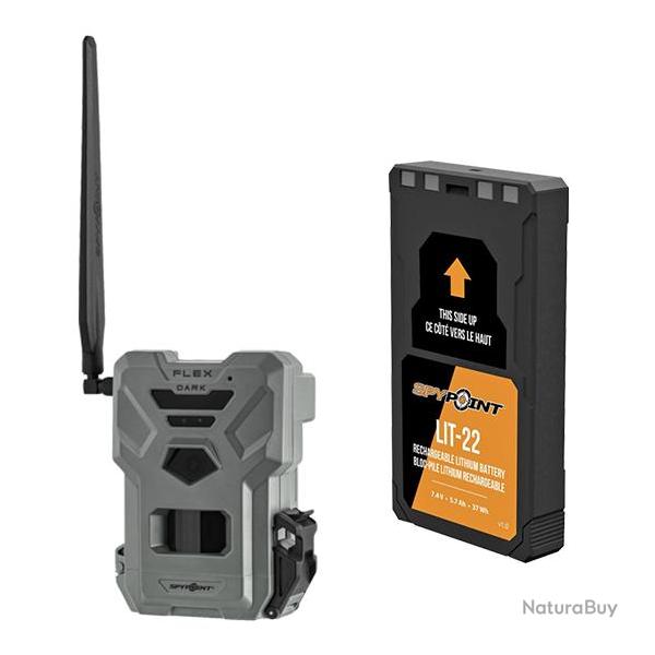 Pack Autonomie Pi�ge Photographique Flex Dark Spypoint