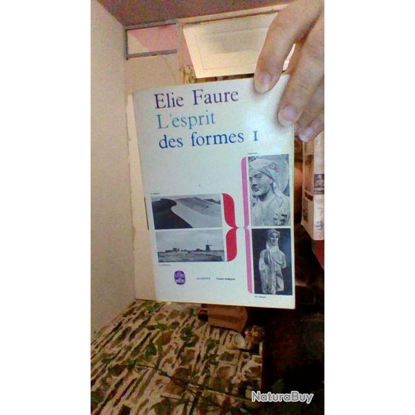 L'esprit des formes tome 1 et 2   par Elie Faure - Le livre de poche -