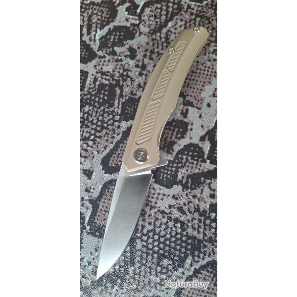 Nightwolf NW06 - Couteau pliant - Lame D2 - Manche G10 kaki - EDC