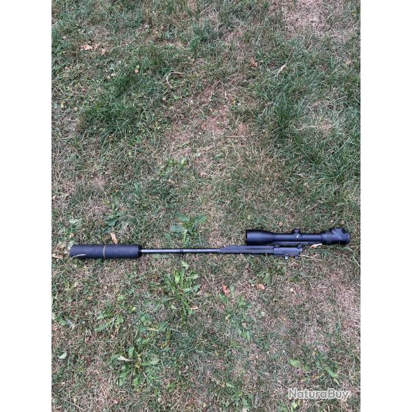Lunette Swarovski Z6i, 2-12x50 + canon k95 blaser semi octogonal + silencieux STALON X