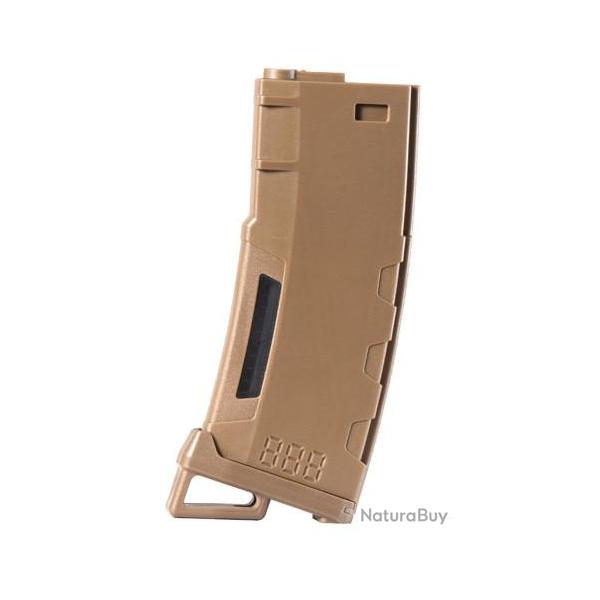 Chargeur Mid Cap Speed M4 AEG 130 billes Tan - Lancer Tactical