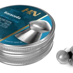 Plombs Haute Qualit&eacute; 5.5 mm Tete Dome Baracuda - H et N - Boite de 200