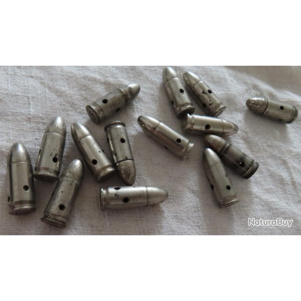 cartouches inertes d'usine 9 x 19 allemandes DWM