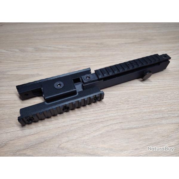Montage rail picatinny avec double rails lat�ral pour FAMAS F1 / RS / GBBR NORTHEAST