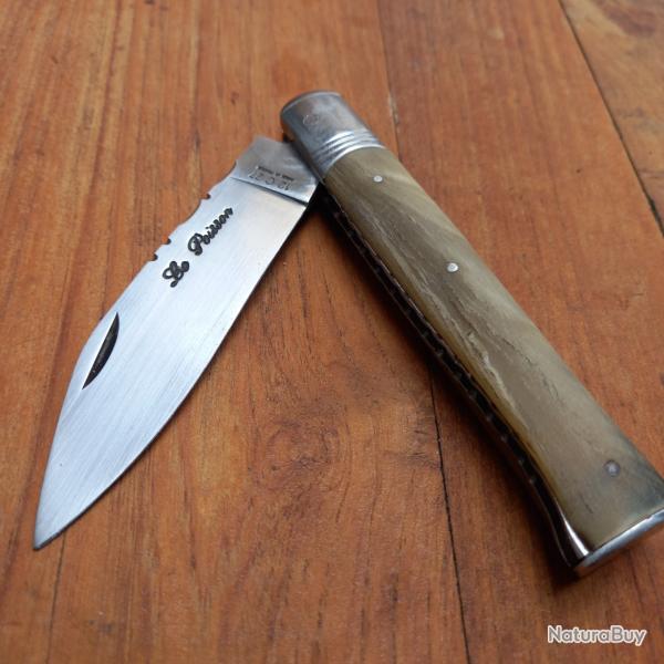 Joli Couteau Breton KENAVO par LE POISSON Manche en Corne