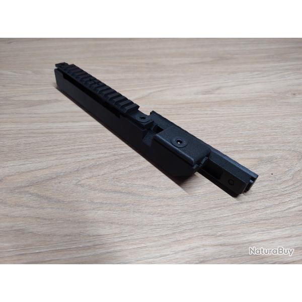 Montage rail picatinny avec rails latral convertible D/G pour FAMAS F1 / AEG CYBERGUN / MARUI