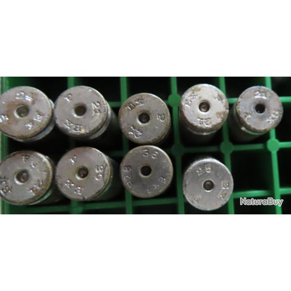 Cartouches allemandes d'exercice inertes calibre 9 x19 r�publique de Weimar