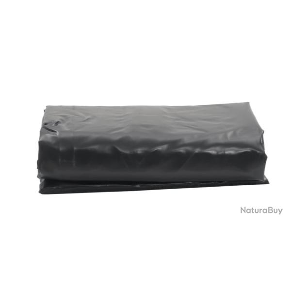 Bche anthracite 5x8 m en toile PVC 650 g/m - Protection rsistante pour jardin et extrieur