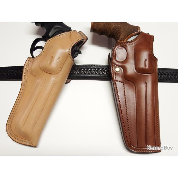 ETUI CUIR COMBAT pour S&W 686  (Entreprise artisanale fran�aise)