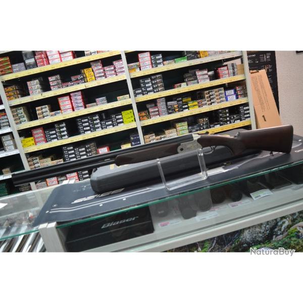SUPERPOSE HUGLU EAGLE FAISAN BASCULE SILVER CALIBRE 12/76 CANON DE 71 CM CHOKE INTER NEUF