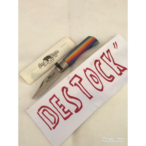 Couteau ��old bear �� multicouleurs