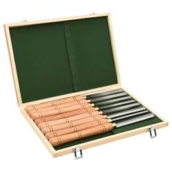 Jeu d'outils de tournage 8 pi&egrave;ces acier rapide