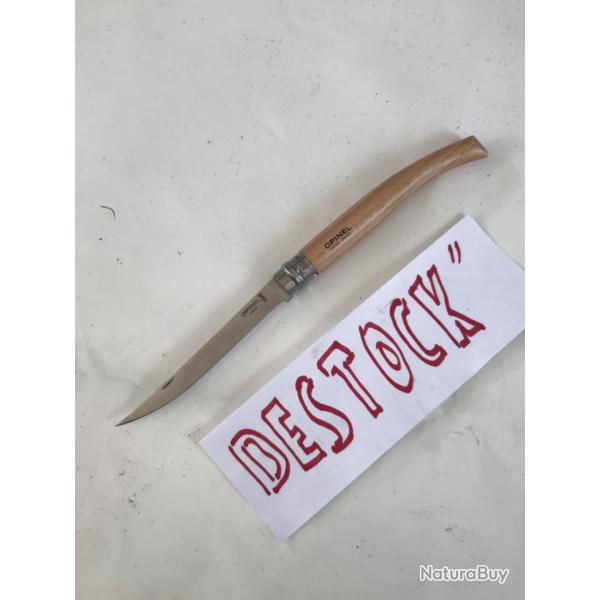 Opinel num�ro 12 ��effil� ���lame en acier inoxydable