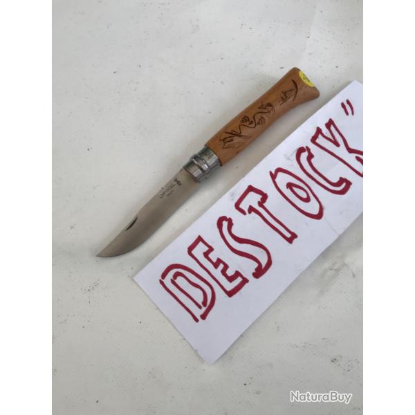 Opinel num�ro 8 lame en acier inoxydable mod�le sport