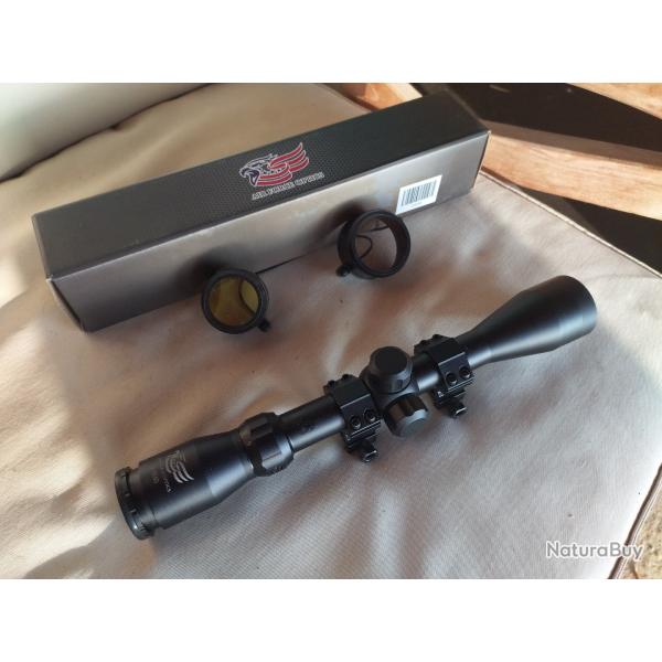 Lunette DE TIR Air Force Optics 3-9x40 R�ticule Duplex + Colliers 25,4 mm