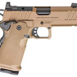 PISTOLET SPRING 1911 DS PRODIGY COYOTE 9X19 CANON 4.25 - 1 CHARG 17CPS+1 CHARG 20