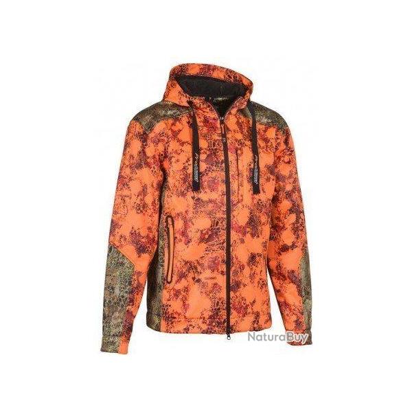Blouson de chasse Wolf enfant Camo snake orange Verney Carron