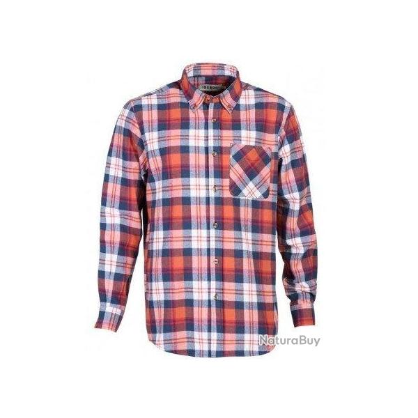 Chemise � carreaux Gordes rouge PERCUSSION