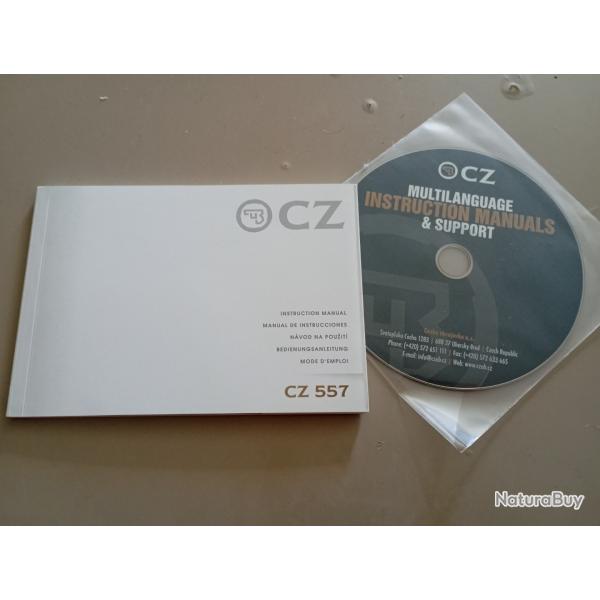 Notice carabine CZ 557