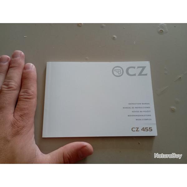 Notice carabine CZ 455