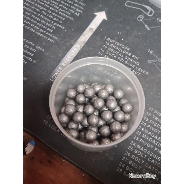 Balle ronde Cal 36 x71