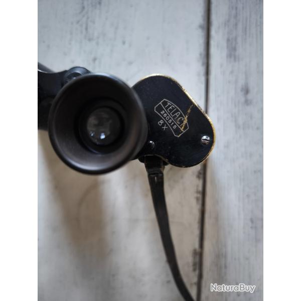 Jumelles zeiss telact 8�24 de 1909 enti�rement r�vis�es