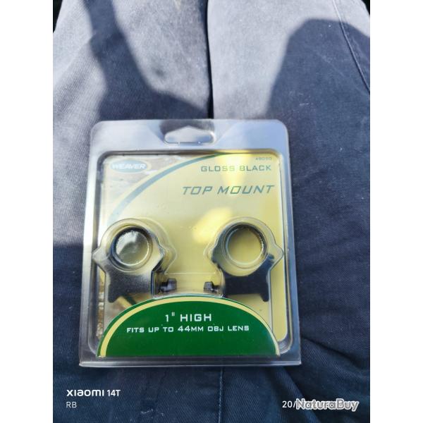 Paire de collier Weaver acier