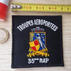 35 &egrave;me r&eacute;giment artillerie parachutiste &eacute;cusson collection militaire