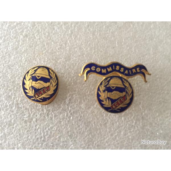 boutons de manchettes commissaire A C E O