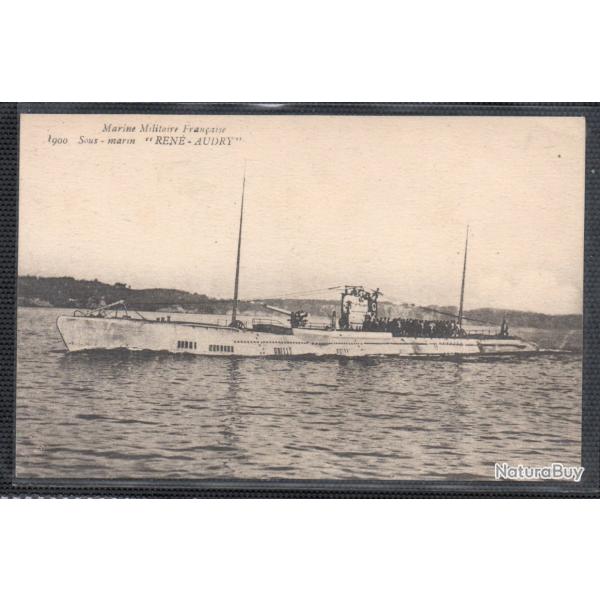 CPA- Marine Militaire Fran�aise  - Sous - Marin "R�NE - AUDRY " N�3725