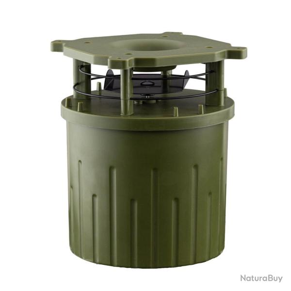 Agrainoir �lectrique Automatique 6 Volts - Projection 8 � 12 m - Distribution Pr�cise et Efficace