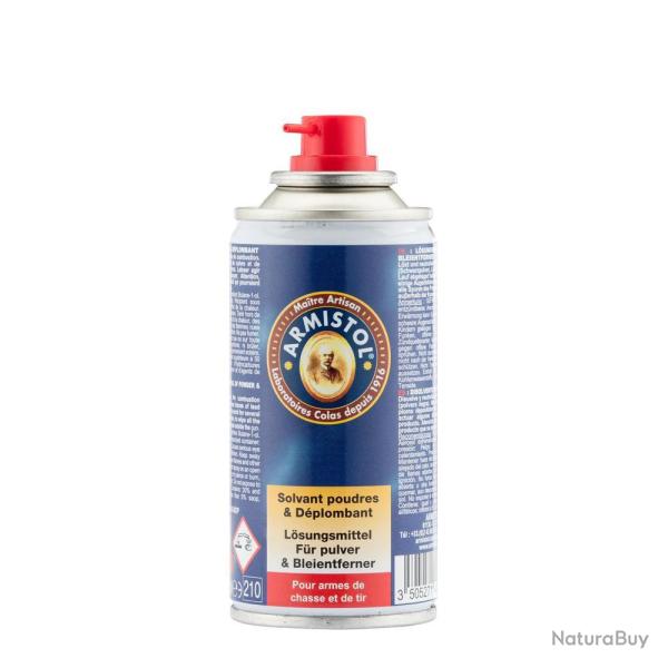 A�rosol Solvant Poudres et D�plombant Armistol - Nettoyage Rapide - Protection Armes - Performance O